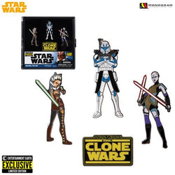 Star Wars: The Clone Wars Enamel Pin Set - SDCC 2020 Exclusive