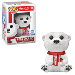 COCA-COLA Polar Bear #58 Funko Pop! Ad Icons *FLOCKED* Limited Edition