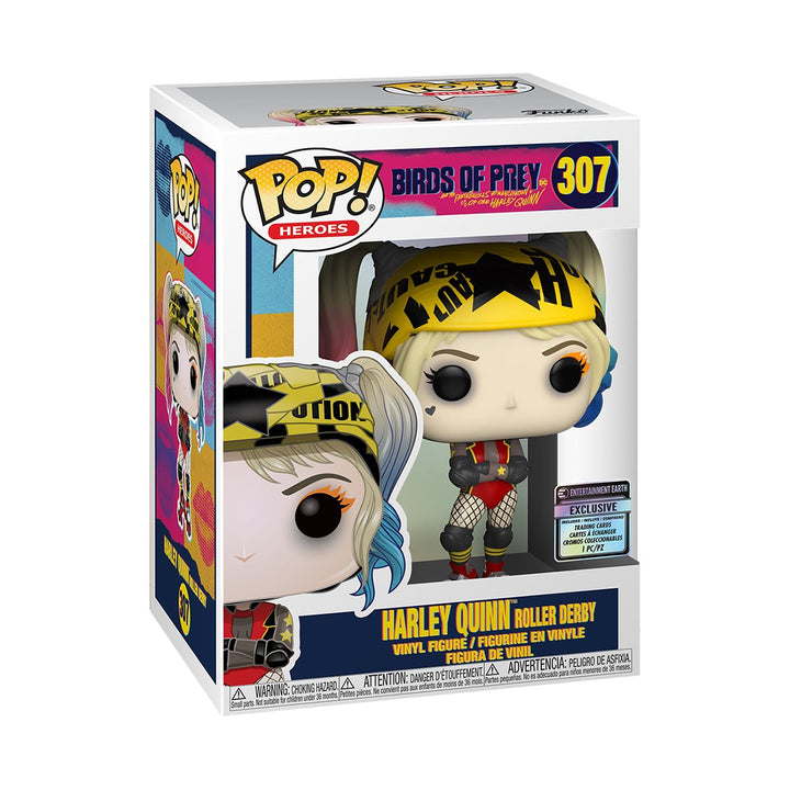 HARLEY QUINN Roller Derby #307 Funko Pop! Heroes Birds of Prey Entertainment Earth Exclusive