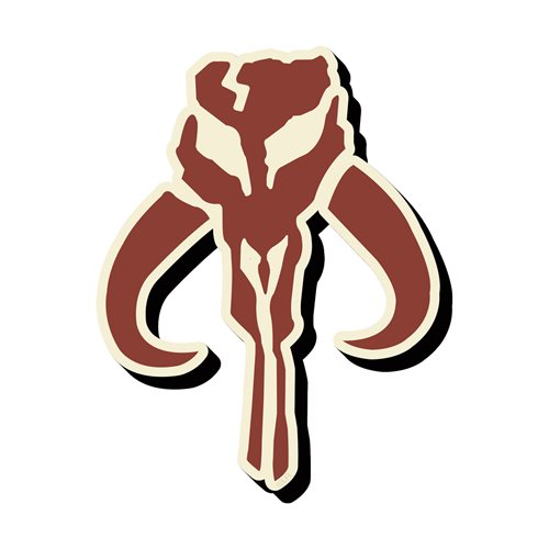 Star Wars Mandalorian Symbol Funky Chunky Magnet