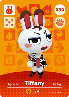 TIFFANY #030 Animal Crossing NIntendo US Version Unscanned